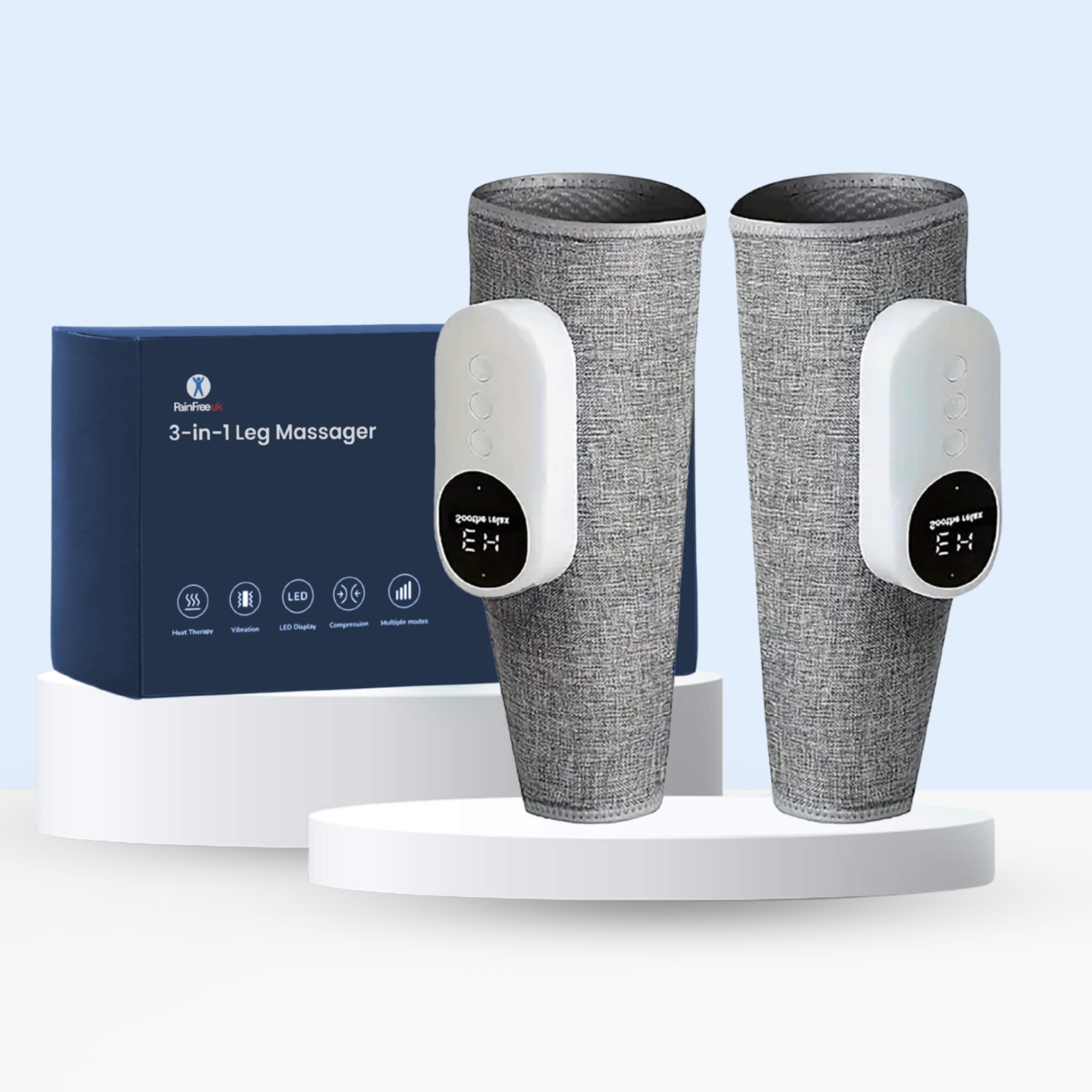 1x Pain Free UK™ 3-in-1 Leg Massager - Quick Relief for Foot Pain in Just 15 Minutes a Day*